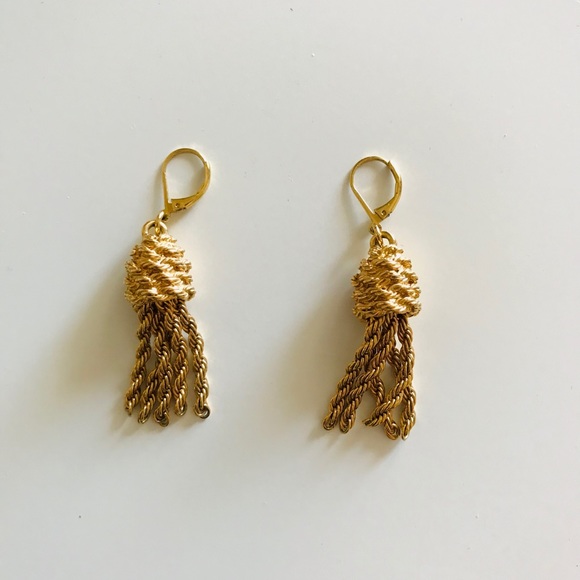 Kate Spade Gold Tone Tassel Earrings - Picture 6 of 9
